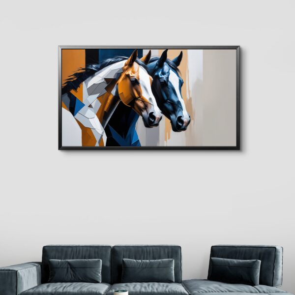 horse abstract art