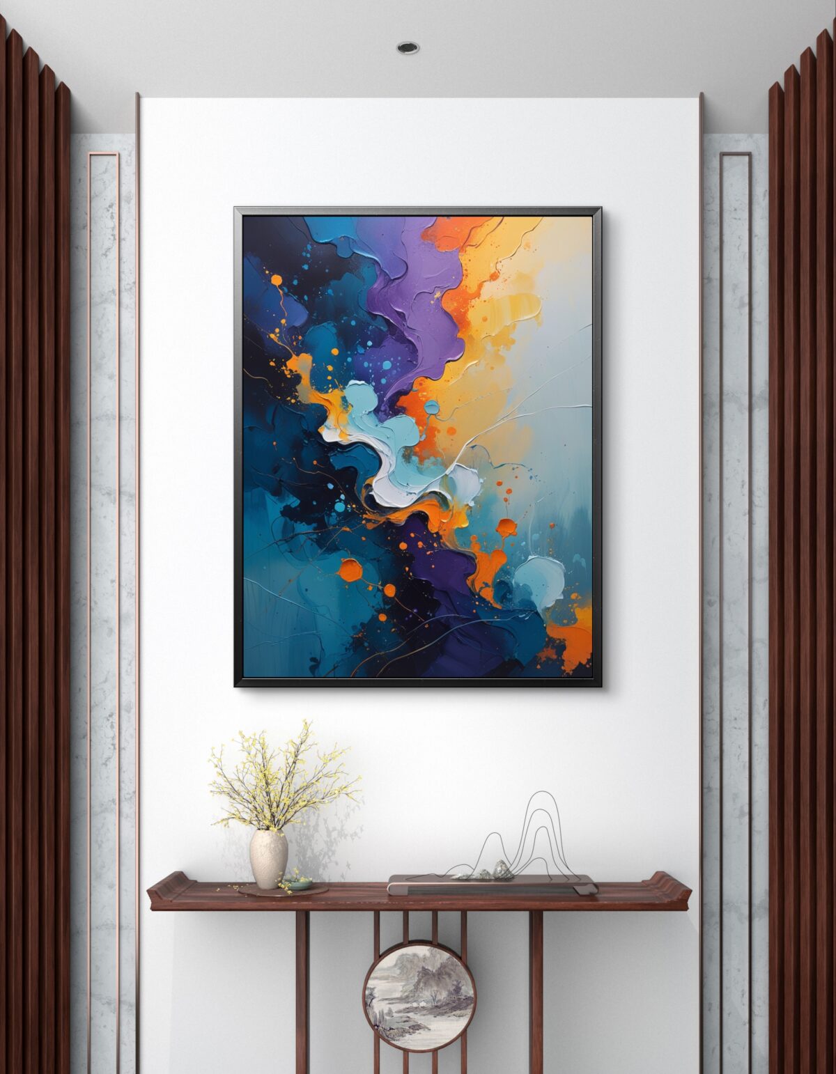 abstract art of cosmic harmony