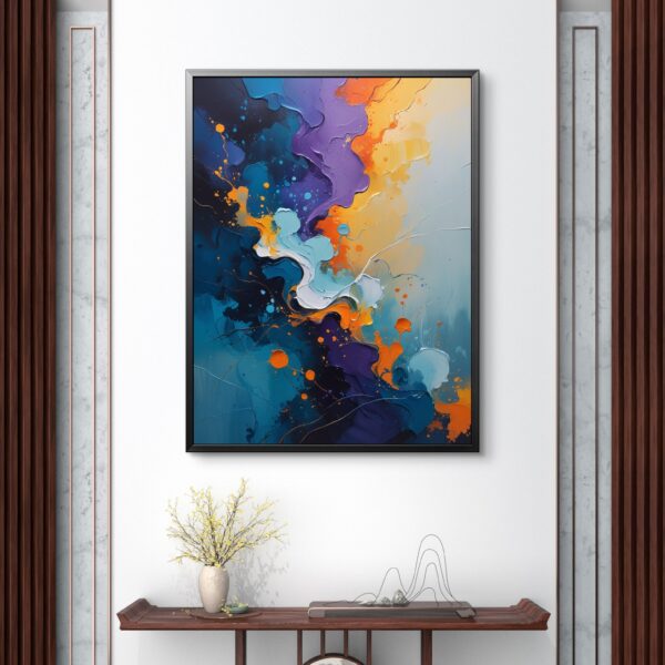 abstract art of cosmic harmony