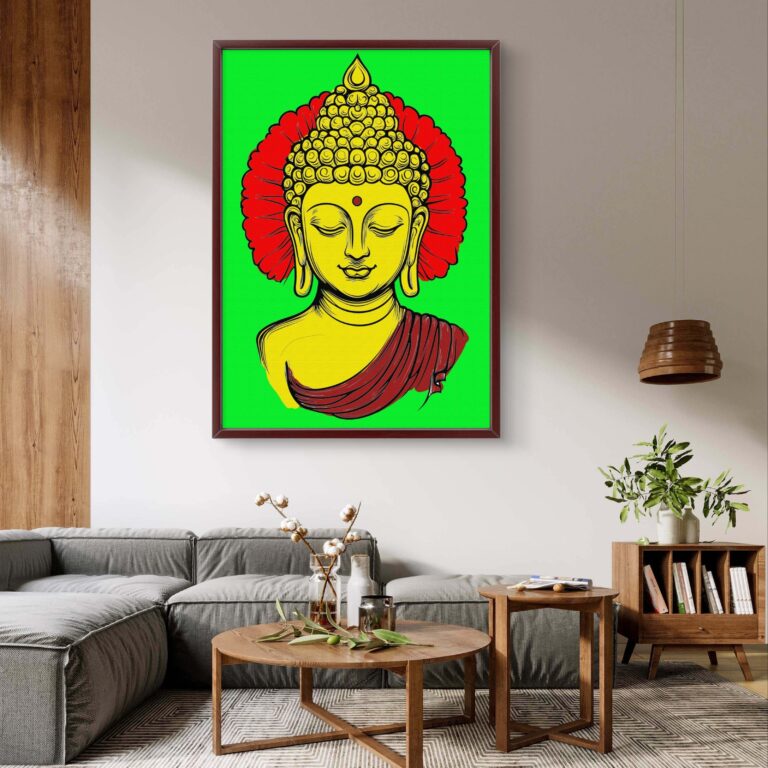 Lord Buddha Digital Painting