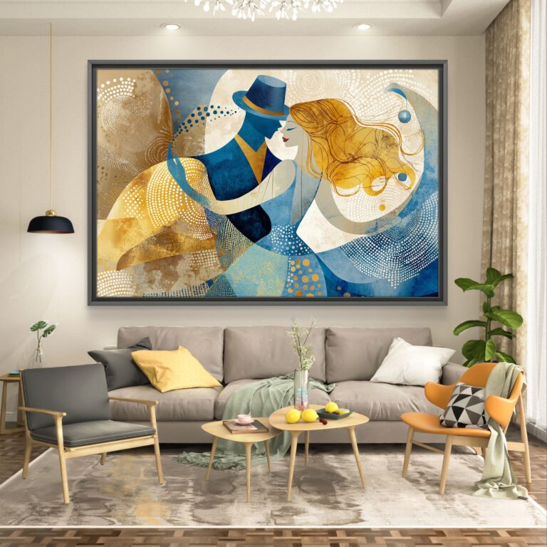 couple painting | couple canvas painting