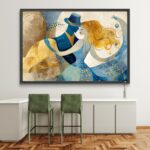 couple painting | couple canvas painting