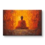 Buddha canvas painting | abstract buddha painting