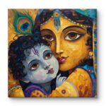 radha krishna canvas painting | radha krishna wall painting