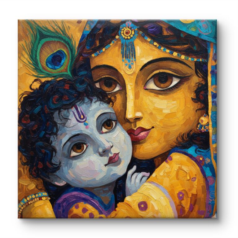 radha krishna canvas painting | radha krishna wall painting
