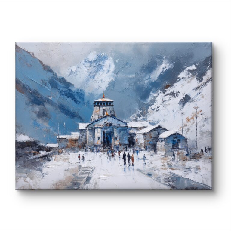 Himalayan temple painting | Kedarnath temple painting