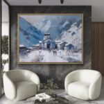 Himalayan temple painting | Kedarnath temple painting