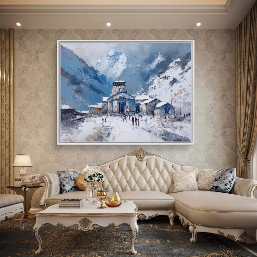 Himalayan temple painting | Kedarnath temple painting