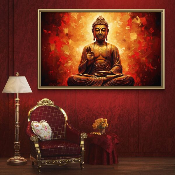 buddha wall art | buddha wall painting