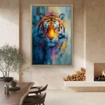 tiger artwork | wall painting tiger