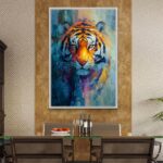 tiger artwork | wall painting tiger