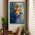 tiger artwork | wall painting tiger