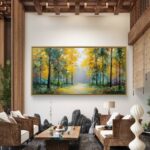 forest landscape paintings | nature wall art