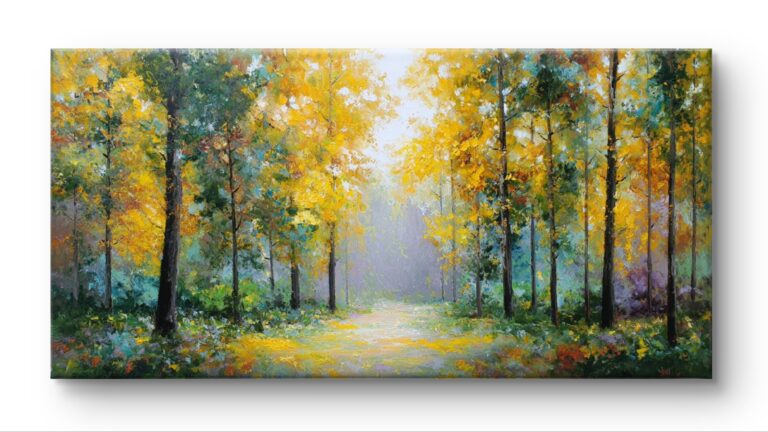 forest landscape paintings | nature wall art