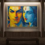 shiva parvati paintings