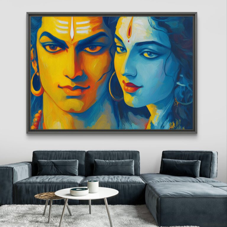 shiva parvati paintings