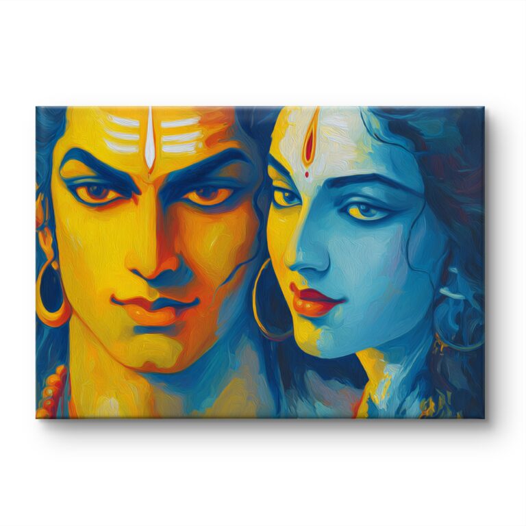shiva parvati paintings