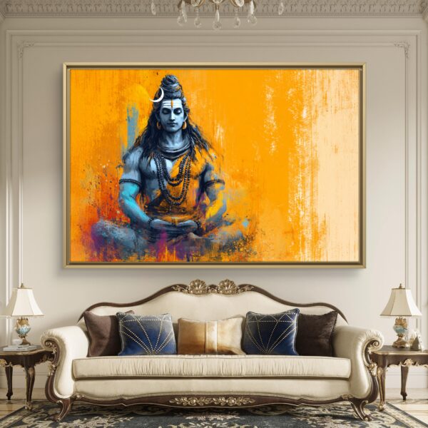 shiva wall painting
