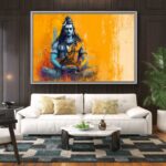 shiva wall painting