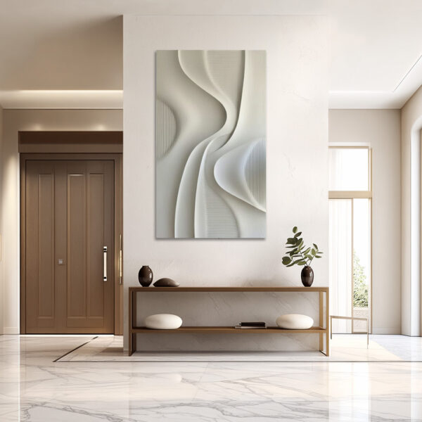 modern 3D wave wall art , Modern 3D wall art