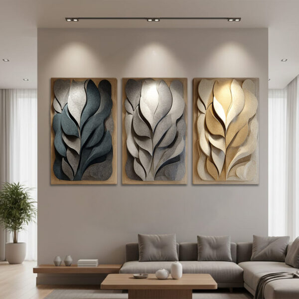 botanical 3D wall art , 3D wall panel
