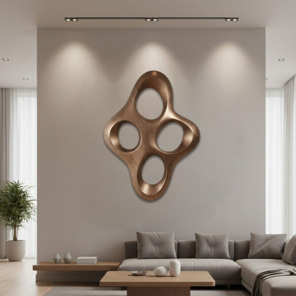 3D metal wall art