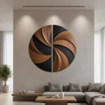 Luxury 3D Wooden Wall Art, 3D wall art by Rajender Art Gallery