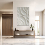 3D minimalist wall art panel, 3D wall panel