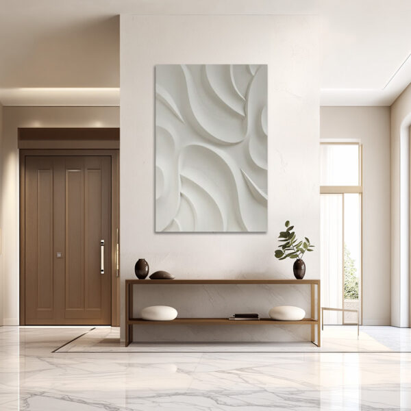 3D minimalist wall art panel, 3D wall panel