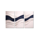 3 Panel 3D Wall Art, there pisce 3D wall painting