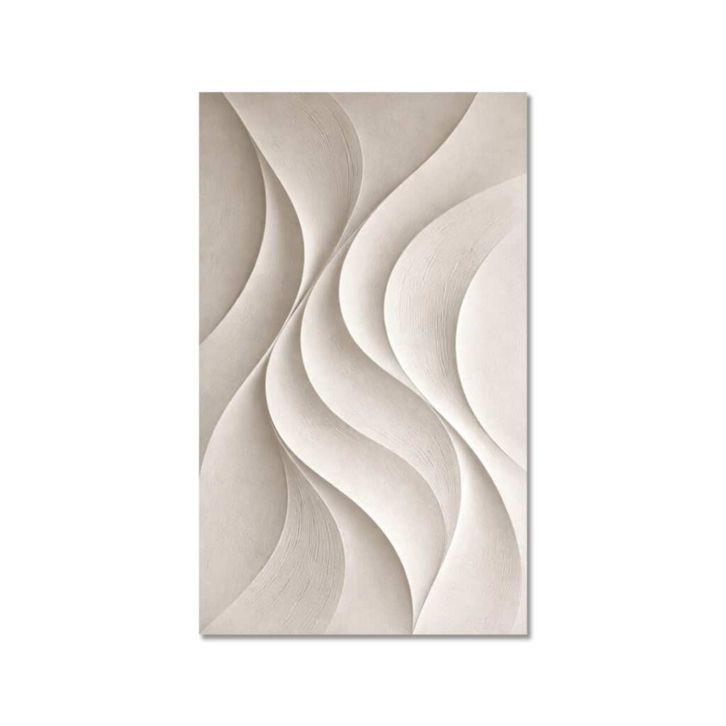 3D wave wall art , abstract 3D wave wall art