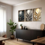 botanical 3D wall art , 3D wall panel