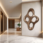 3D metal wall art