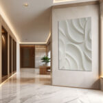 3D minimalist wall art panel, 3D wall panel